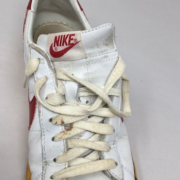 Vtg 1981 Nike Bruin Leather OG Gum Tan Sole Made In Korea ST Seonghwa Men\'s 8.5 main image 13